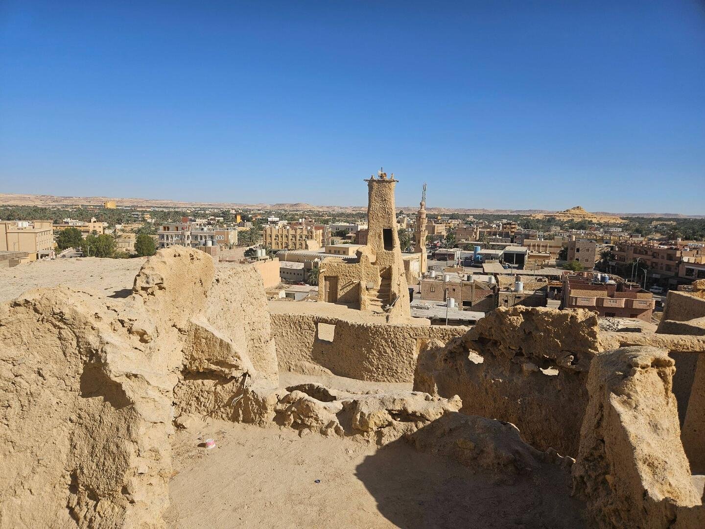 The old minaret of Shali, above the town of Siwa