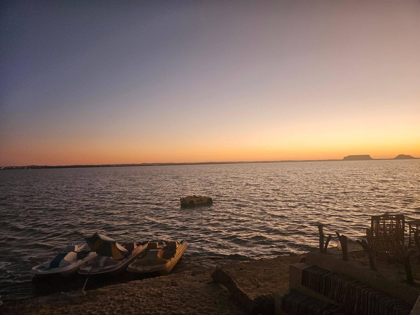 Sunset over Siwa Oasis