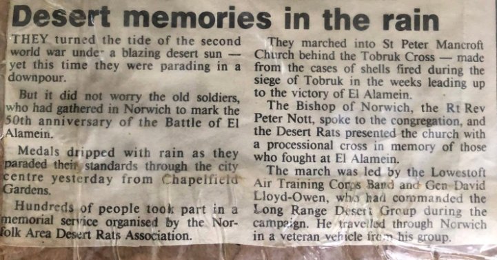Newspaper cutting
